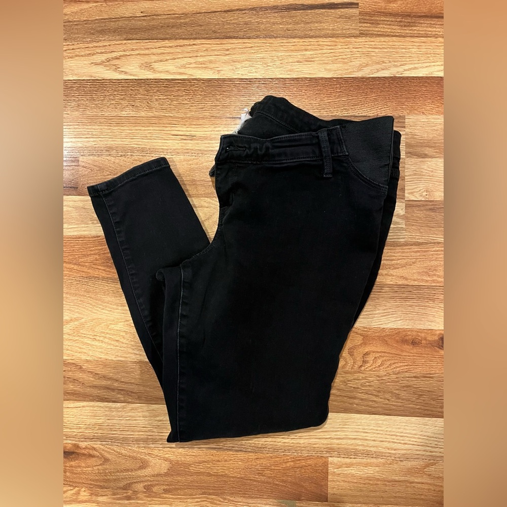 Black maternity jeans